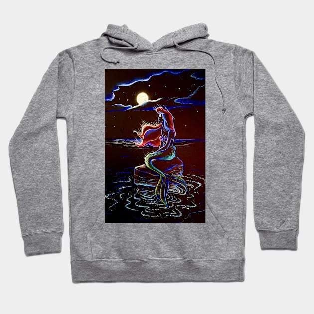 World Above - Night Hoodie by amadeuxway